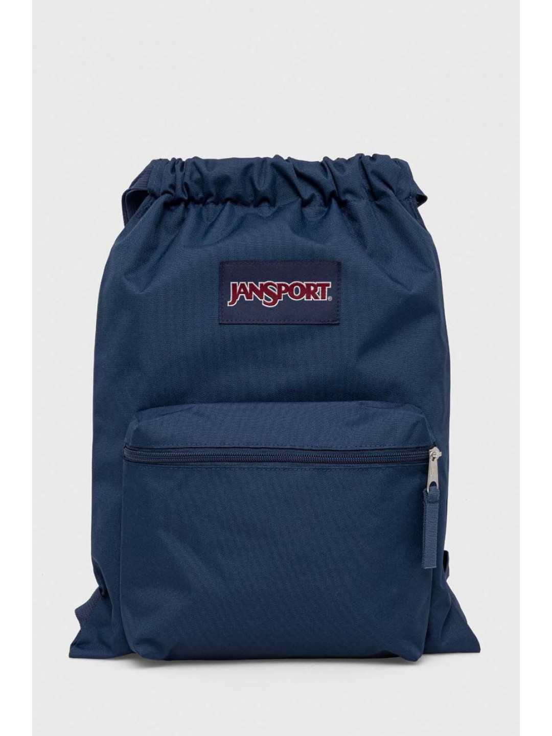 Taška Jansport tmavomodrá barva s aplikací